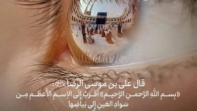 حدیث عظمت خدا از امام رضا علیه السلام